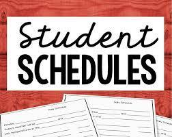  Student Schedules